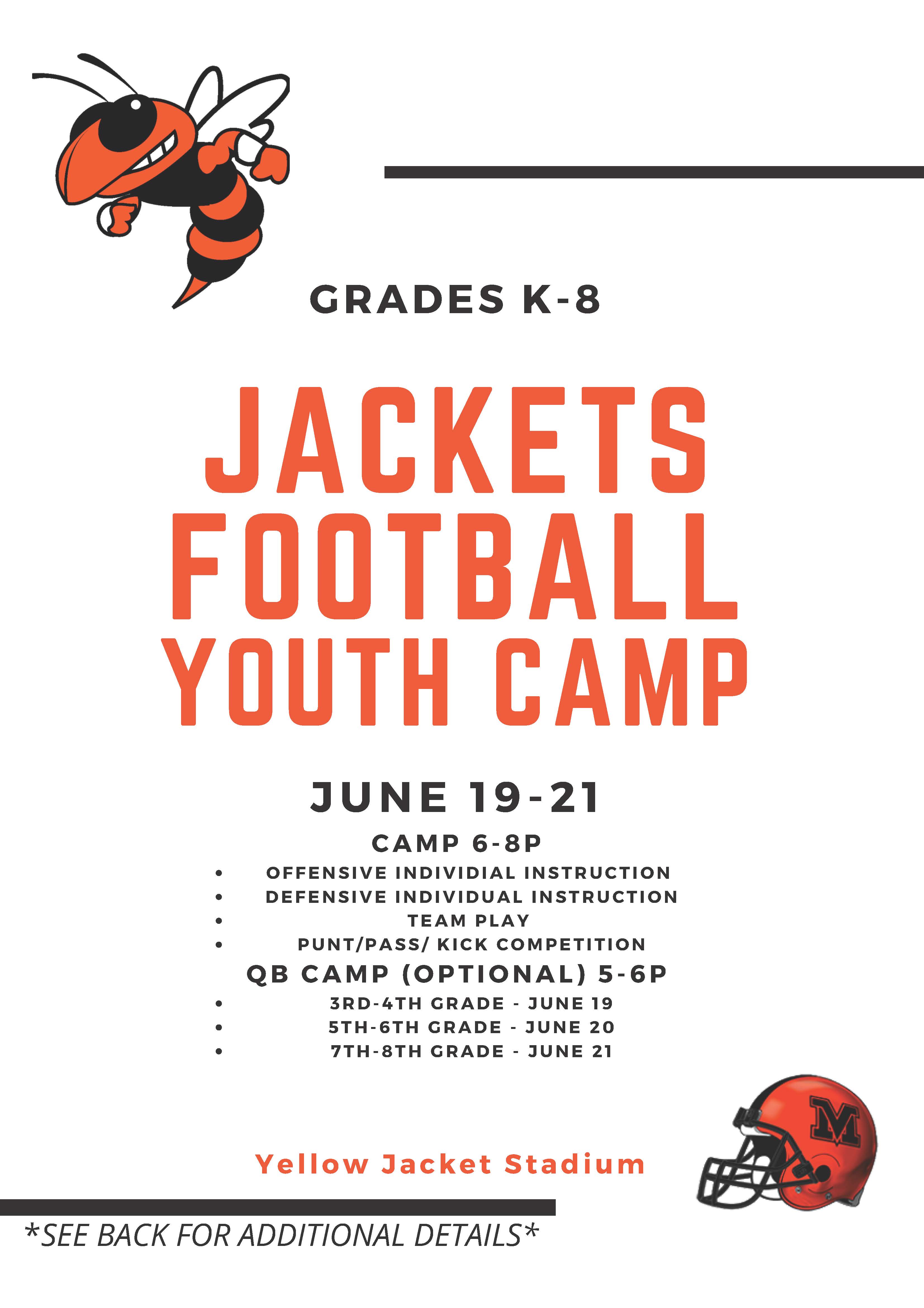 Jackets Football Youth Camp